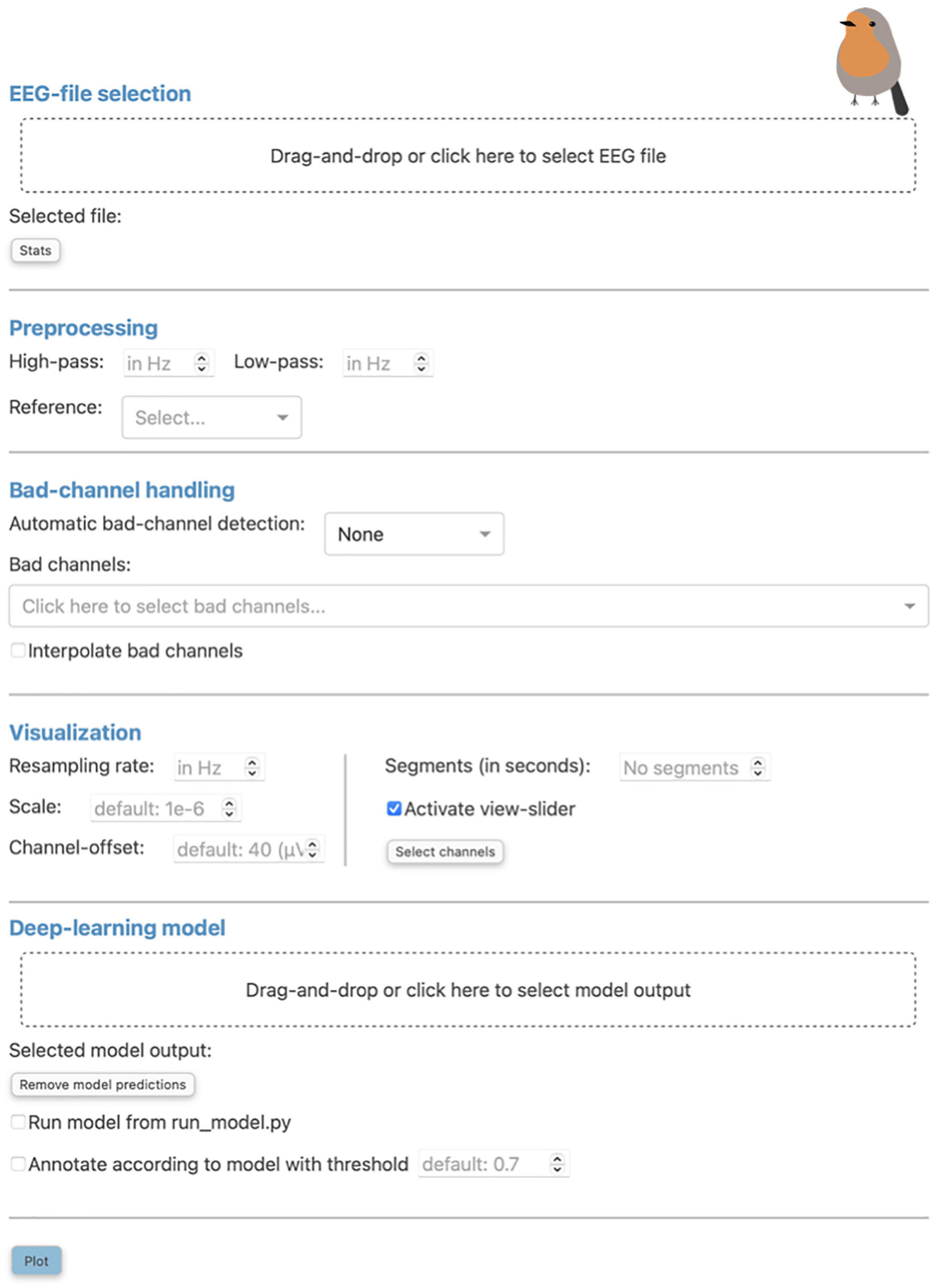 Robin’s Viewer: Using deep-learning predictions to assist EEG annotation